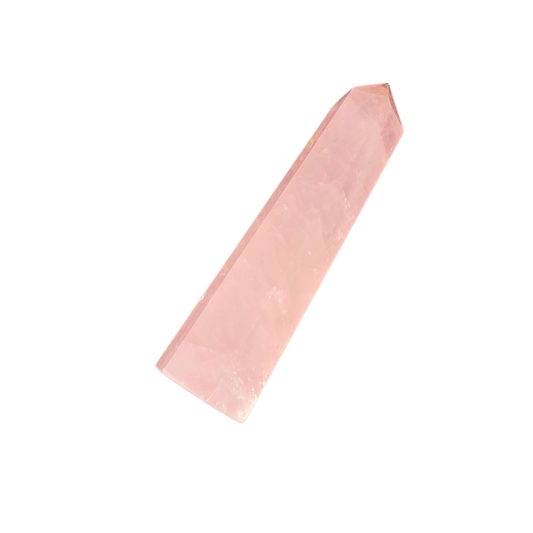 4" Rose Quartz Tower image 0