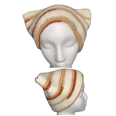 Butter Pecan Cat Ear Hat image 0