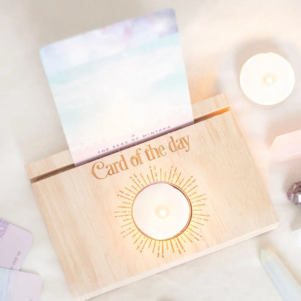 Daily Guidance Tarot Card Stand and Tealight Holder image 3