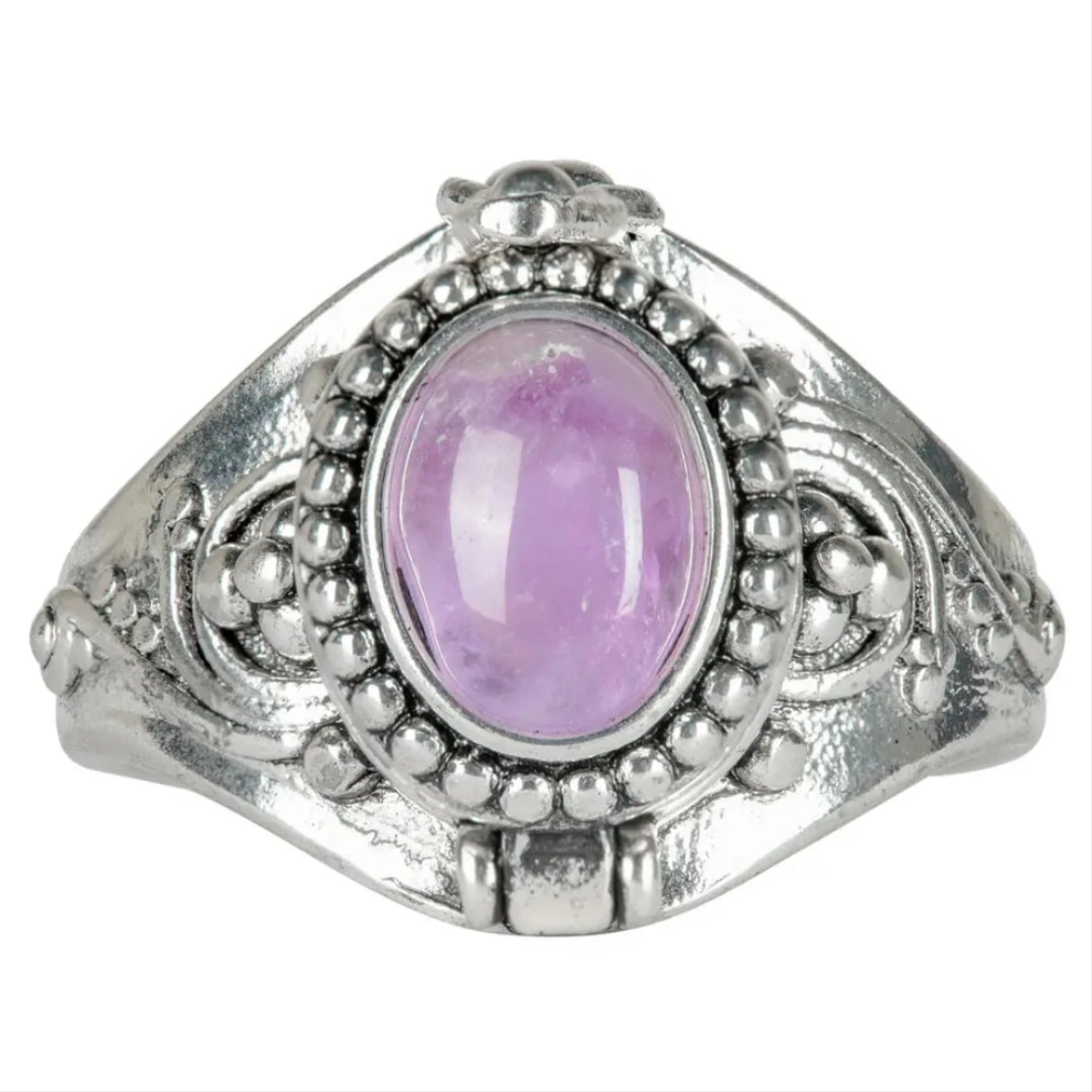 Gemstone Poison Ring