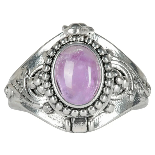 Gemstone Poison Ring