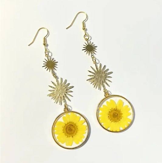 Daisy Sunflower Earrings
