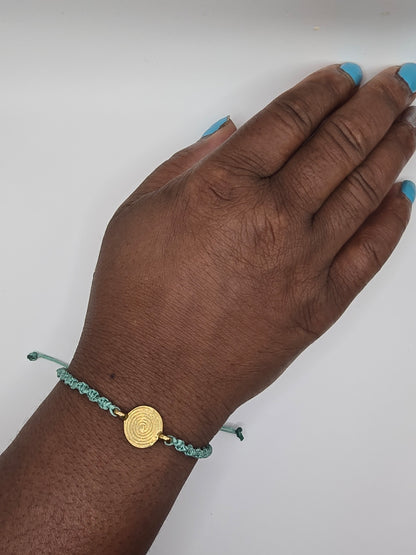 Brass Twisted Bracelet