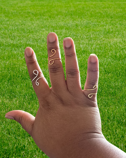 Handcrafted Teardrop Ring