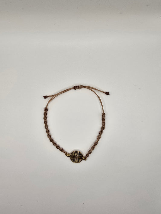 Brass Twisted Bracelet